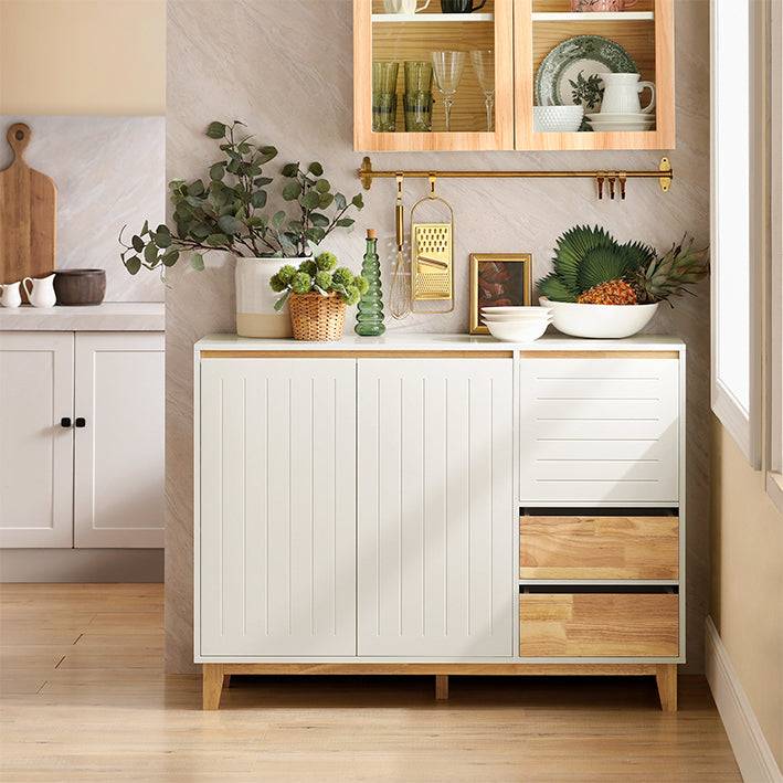 Sobuy SoBuy Küchenschrank Sideboard Flurschrank Kommode TV-Schrank FSB75-WN Nur für heute