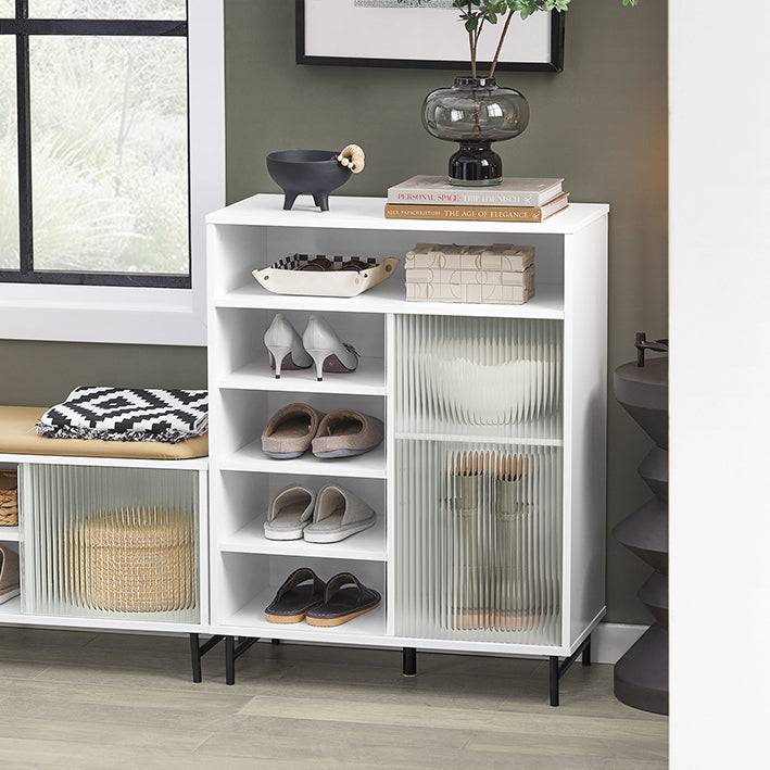 Sobuy SoBuy Aufbewahrungsschrank Sideboard Flurschrank Kommode FSB61-W Fabrikpreis