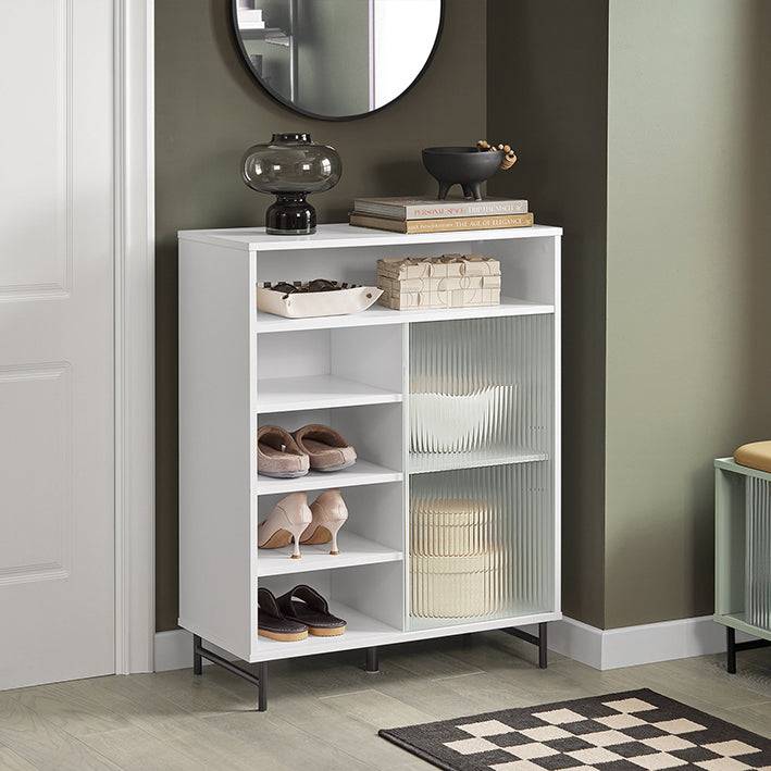 Sobuy SoBuy Aufbewahrungsschrank Sideboard Flurschrank Kommode FSB61-W Fabrikpreis