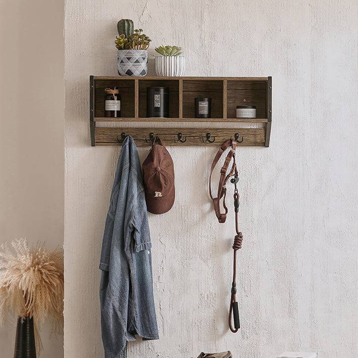 Sobuy SoBuy Wandgarderobe Hängeregal Flurgarderobe vintage FHK25-N Flash Sale