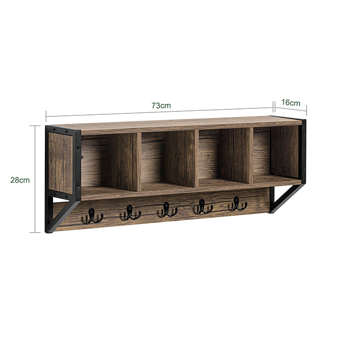 Sobuy SoBuy Wandgarderobe Hängeregal Flurgarderobe vintage FHK25-N Flash Sale