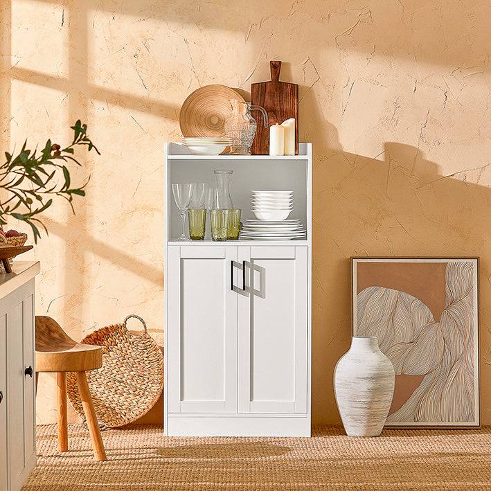 Sobuy SoBuy Küchenschrank Sideboard Flurschrank Mikrowellenschrank FSB47-W Muttertagsangebot
