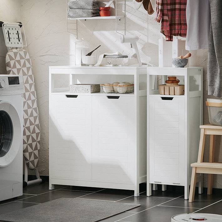 Sobuy SoBuy Badkommode Badschrank Badmöbel Sideboard Flurschrank Weiß BZR121-W Sonderangebot der Fabrik