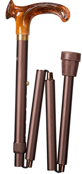 Stock Fachmann Gehstock Deluxe Relax Faltstock Bernstein Bis zu 65% Rabatt