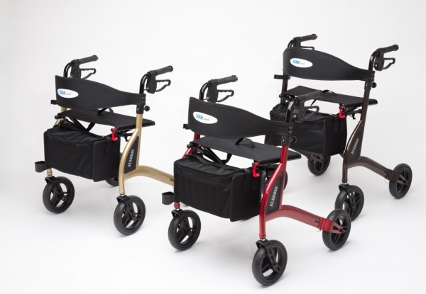 Stock Fachmann Rollator Aladdin Gehhilfe Leichtgewichtsrollator Fabrikladen