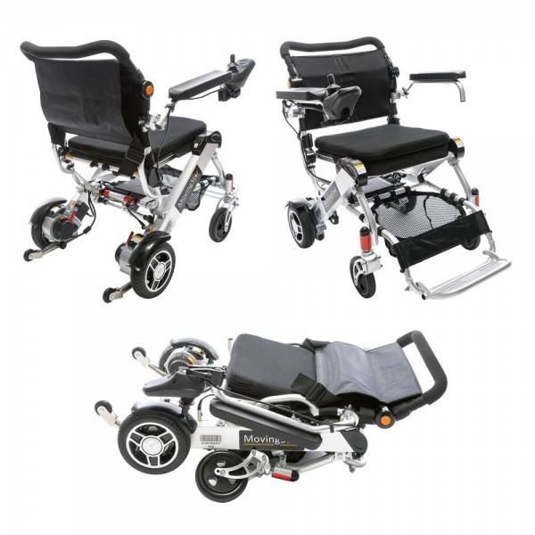 Stock Fachmann MovingStar faltbarer Elektrischer Rollstuhl Modell 102 schwarz Rabatte dieses Monats