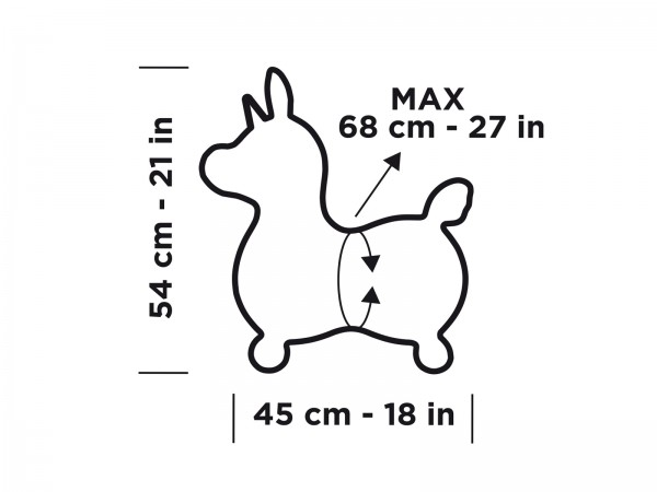 Stock Fachmann Gymnic Rody Magical Unicorn Kostenloser Versand