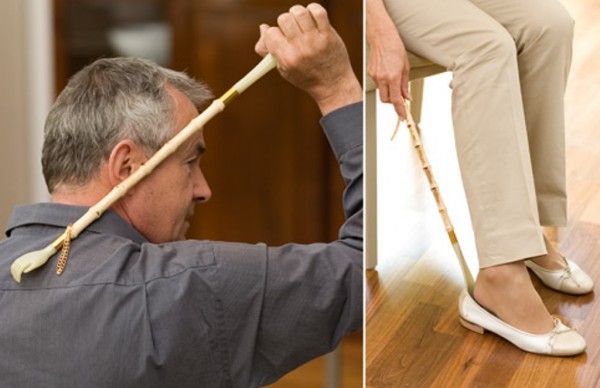 Stock Fachmann Schuhanzieher mit kleiner Kratzhand aus Bernsteinimitat Blitzangebot