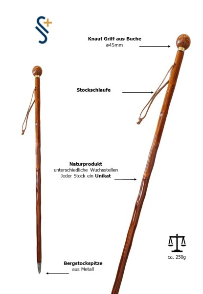 Stock Fachmann Wanderstock Knaufstock Makila Super Sparpreis