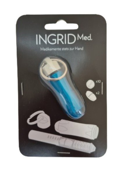 Stock Fachmann Tablettendose Schlüsselanhänger Ingrid Fabrikladen