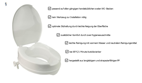 Stock Fachmann Toilettensitzerhöher Smart Meist gekauft