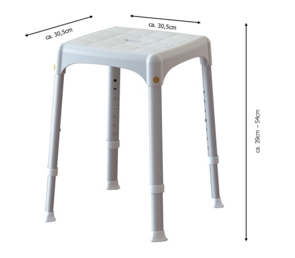 Stock Fachmann Duschhocker Atlantic Letzte 2 Tage