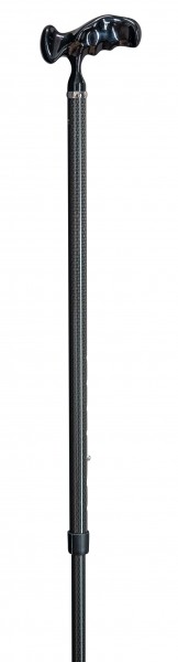 Stock Fachmann Gehstock aus Carbon Comfort Grip Höhenverstellbar Gehhilfe Spazierstock Top Angebot