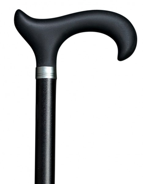 Stock Fachmann Gehstock Silikon Ergonomic Derby Schwarz 50% Rabatt für begrenzte Zeit