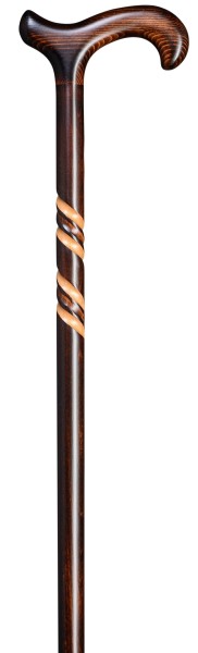 Stock Fachmann Gehstock Spiral Derby Ombre Auslauf