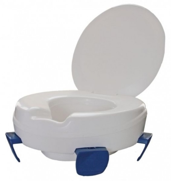 Stock Fachmann Toilettensitzerhöher Clipper mit Deckel Kostenloser Versand