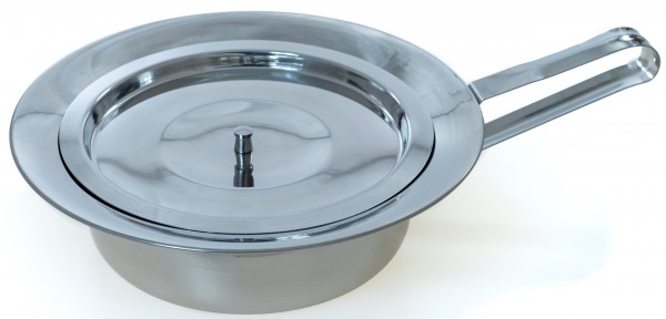 Stock Fachmann Steckbecken aus Edelstahl 30 cm Fabrikpreis