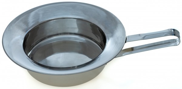 Stock Fachmann Steckbecken aus Edelstahl 30 cm Fabrikpreis