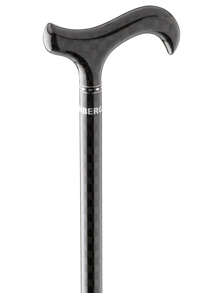 Stock Fachmann Gehstock Derbygriff Carbon Schachbrett Muttertagsangebot