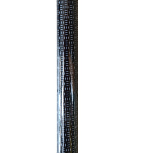 Stock Fachmann Gehstock Derbygriff höhenverstellbar Black & Grey Neueste Stile