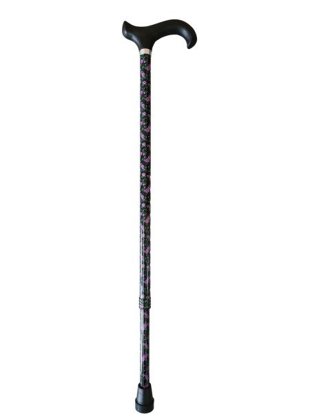 Stock Fachmann Gehstock Derbygriff höhenverstellbar Rose Letzte 2 Tage