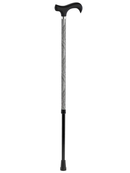 Stock Fachmann Gehstock Derbygriff höhenverstellbar mit reflektierendem Schaft Discount Store für neue Produkte