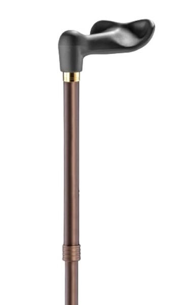 Stock Fachmann Faltstock in bronze mit samtigen Fischergriff Online