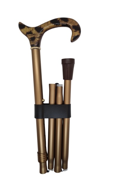 Stock Fachmann Faltstock Derbygriff Tiger
