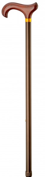 Stock Fachmann Gehstock Leichtmetall Derby Bronze