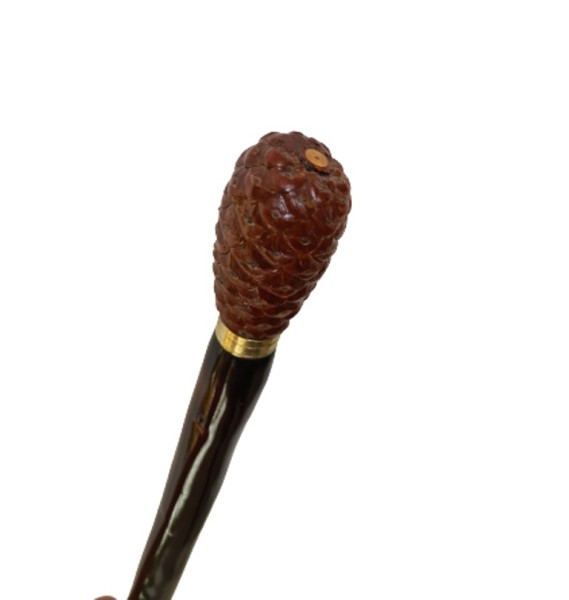 Stock Fachmann Flanierstock Tannenzapfen Clearance-Verkauf