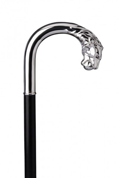 Stock Fachmann Gehstock Löwe mit Ball Griff aus 925er Sterlin-Silber