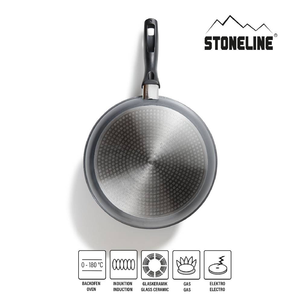 ﻿Stoneline Bratpfanne 28 cm ohne Deckel - Schwarz Black Friday