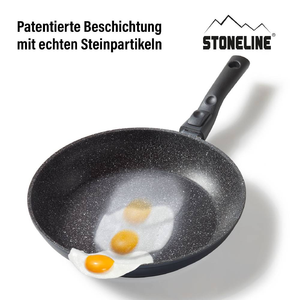 Stoneline Bratpfanne 28 cm mit abnehmbarem Griff ohne Deckel Cyber Monday