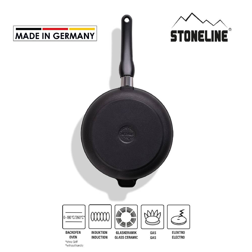 Stoneline Bratpfanne 24 cm mit abnehmbarem Griff ohne Deckel Jubiläumsangebot