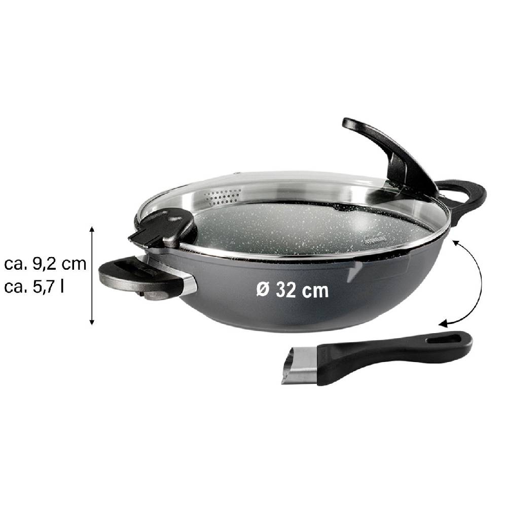 Stoneline Wokpfanne 32 cm mit Deckel Wochenangebot