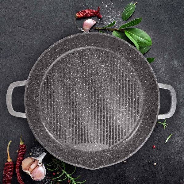 Stoneline Grillplatte Rund Grillpfanne 28 cm ohne Deckel JETZT KAUFEN