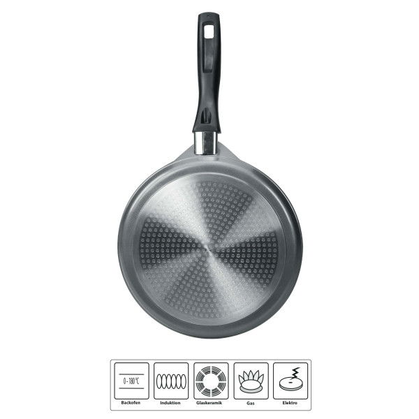 Stoneline Crepe Pfanne 25 cm Schwarz Bis zu 60% Rabatt