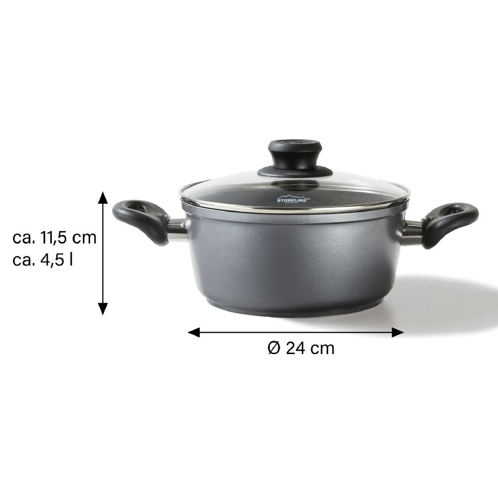 Stoneline Kochtopf 24 cm mit Deckel Sonderangebot