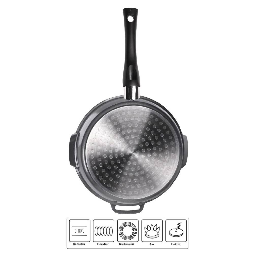 Stoneline Stielkasserolle 18 cm mit Deckel Begrenztes Angebot