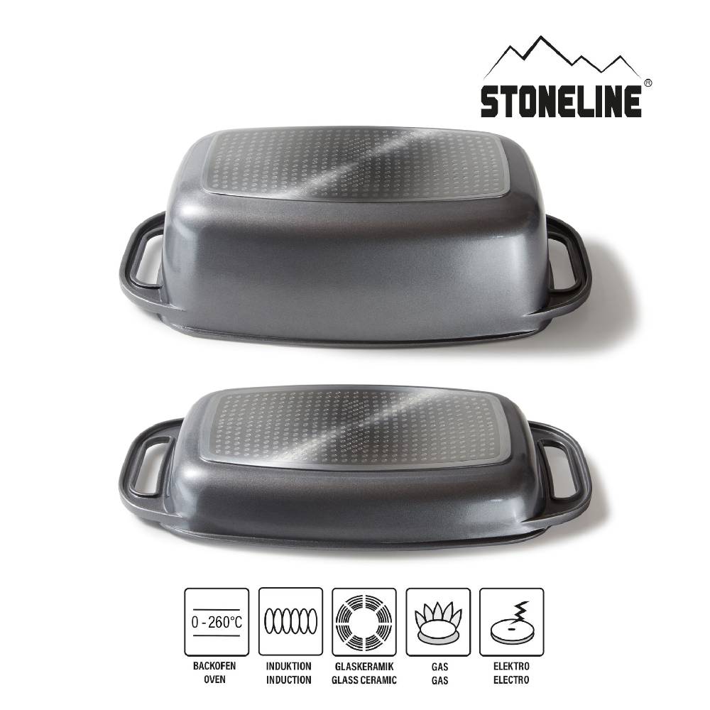 Stoneline Bräter Schmortopf 40x22 cm mit Deckel Weihnachtsangebot