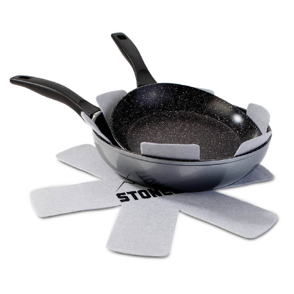 Stoneline Pfannenschutz Set 2-teilig Grau Wochenangebot