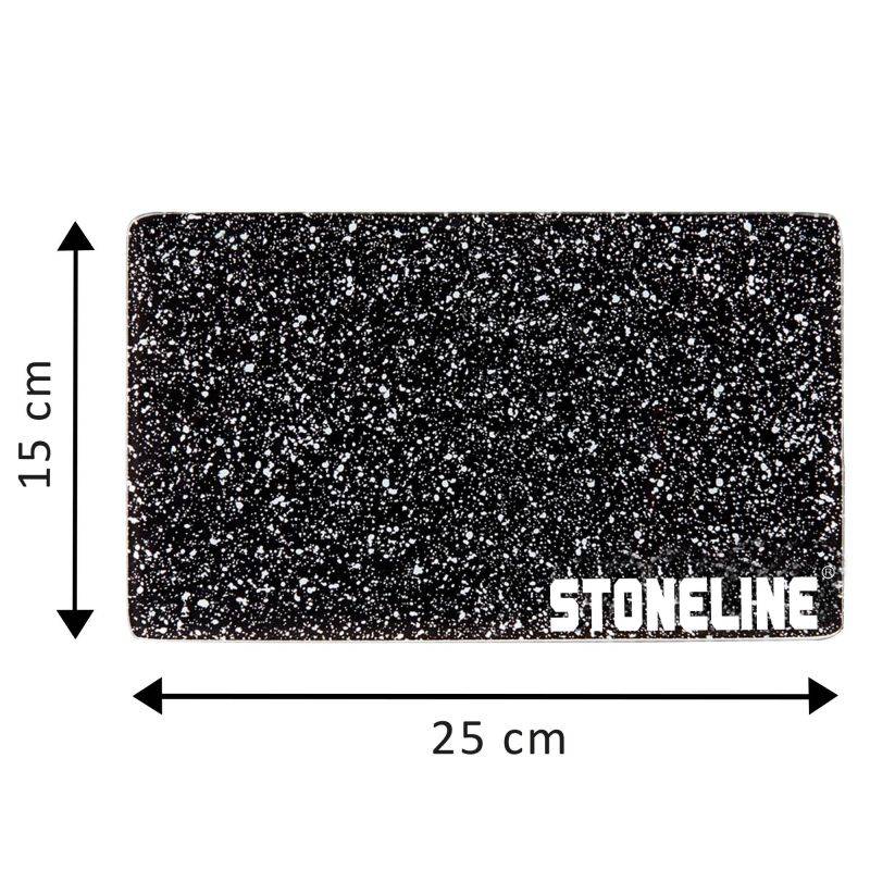 Stoneline Glas Schneidebrett 25x15 cm Set 4-teilig Kostenlose Rückgabe
