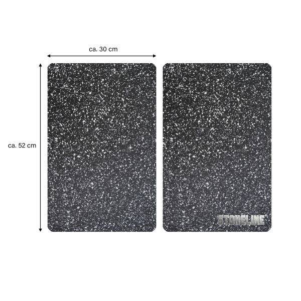 Stoneline Herdabdeckplatten Set 2-teilig Letzte 3 Tage