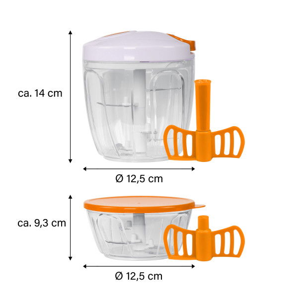 Stoneline Multizerkleinerer Set 9-teilig Orange Fabrikladen
