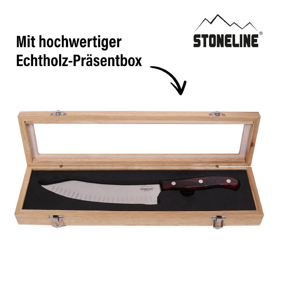 Stoneline Edelstahl Chefmesser 33 cm Begrenzt auf 3 Tage