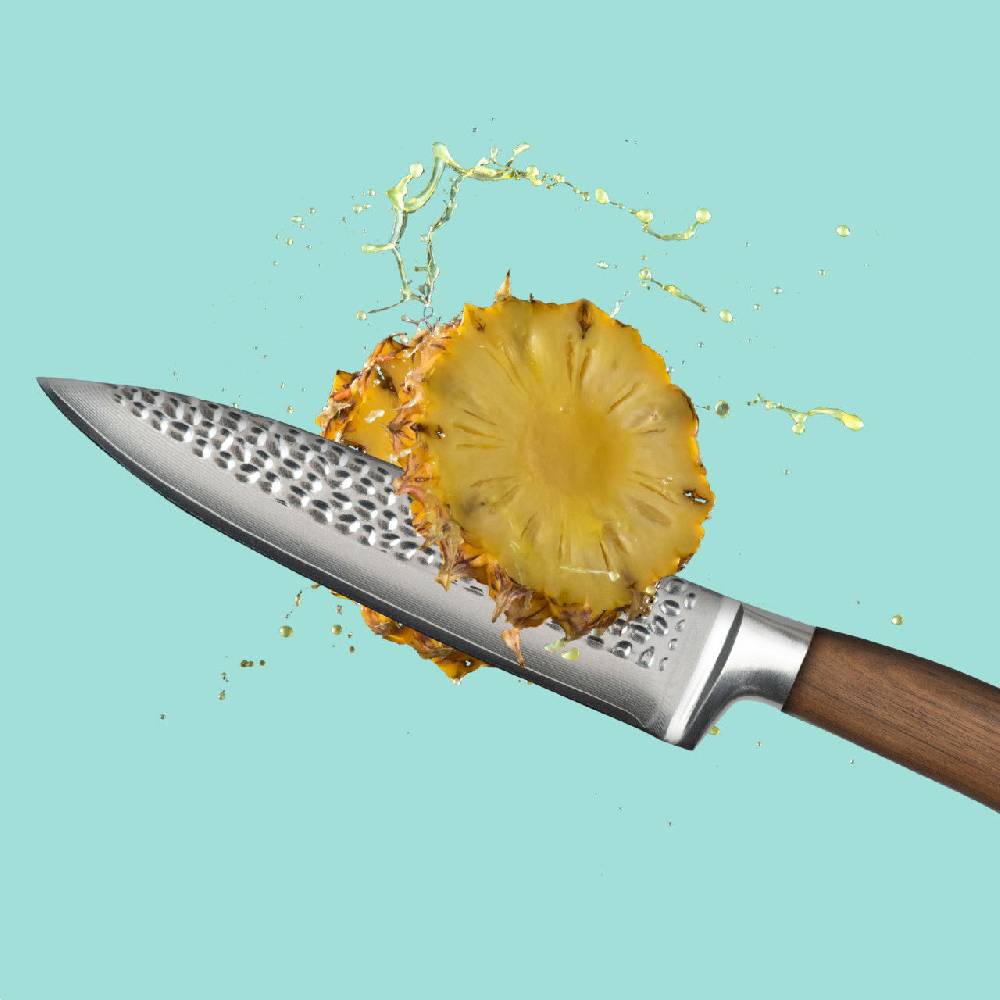 Stoneline Chefmesser 34 cm Damast - Hammerschlag Speichern exportieren
