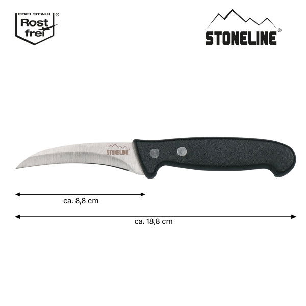 Stoneline Edelstahl Gemüsemesser 18,5 cm Online