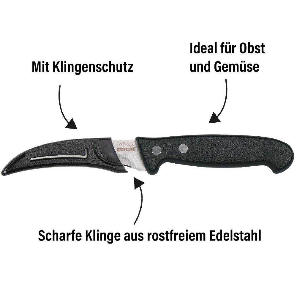 Stoneline Edelstahl Gemüsemesser 18,5 cm Online