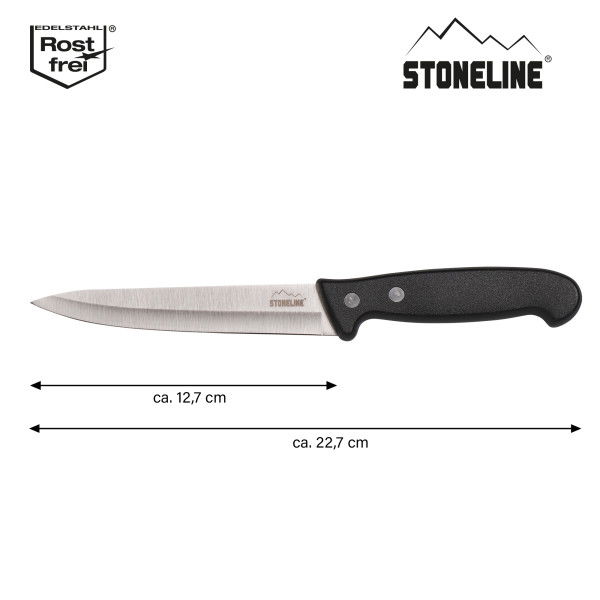 Stoneline Edelstahl Universalmesser 22,5 cm Auslauf