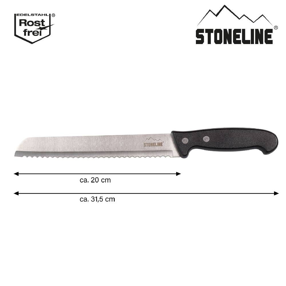 Stoneline Edelstahl Brotmesser 31,5 cm Verkauf